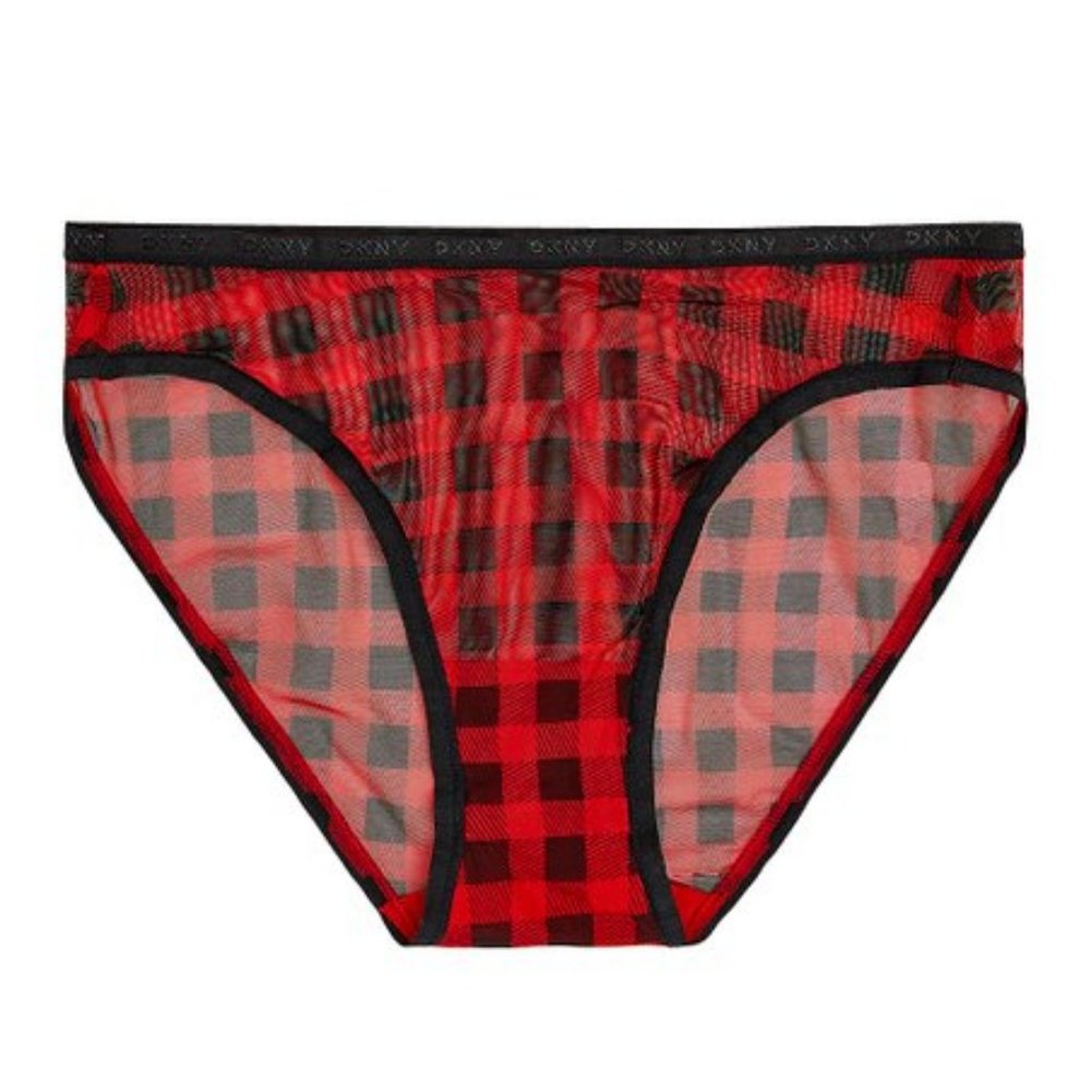 DKNY Sheer Mesh Bralette/Panties Set